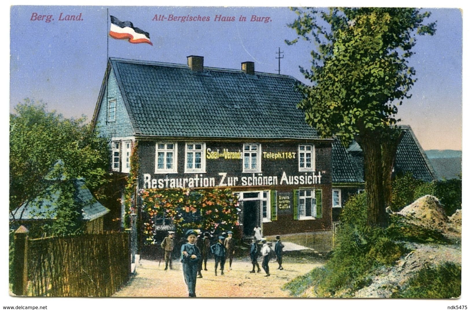 ALLEMAGNE : BERG. LAND - ALT BERGISCHES HAUS IN BURG "RESTAURATION ZUR SCHONEN AUSSICHT" - Solingen