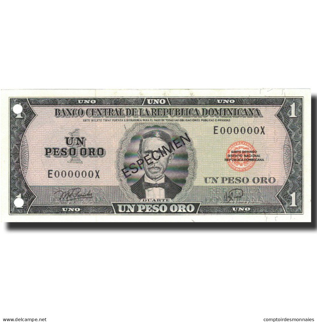 Billet, Dominican Republic, 1 Peso Oro, 1978, 1978, Specimen, KM:116s, NEUF - República Dominicana