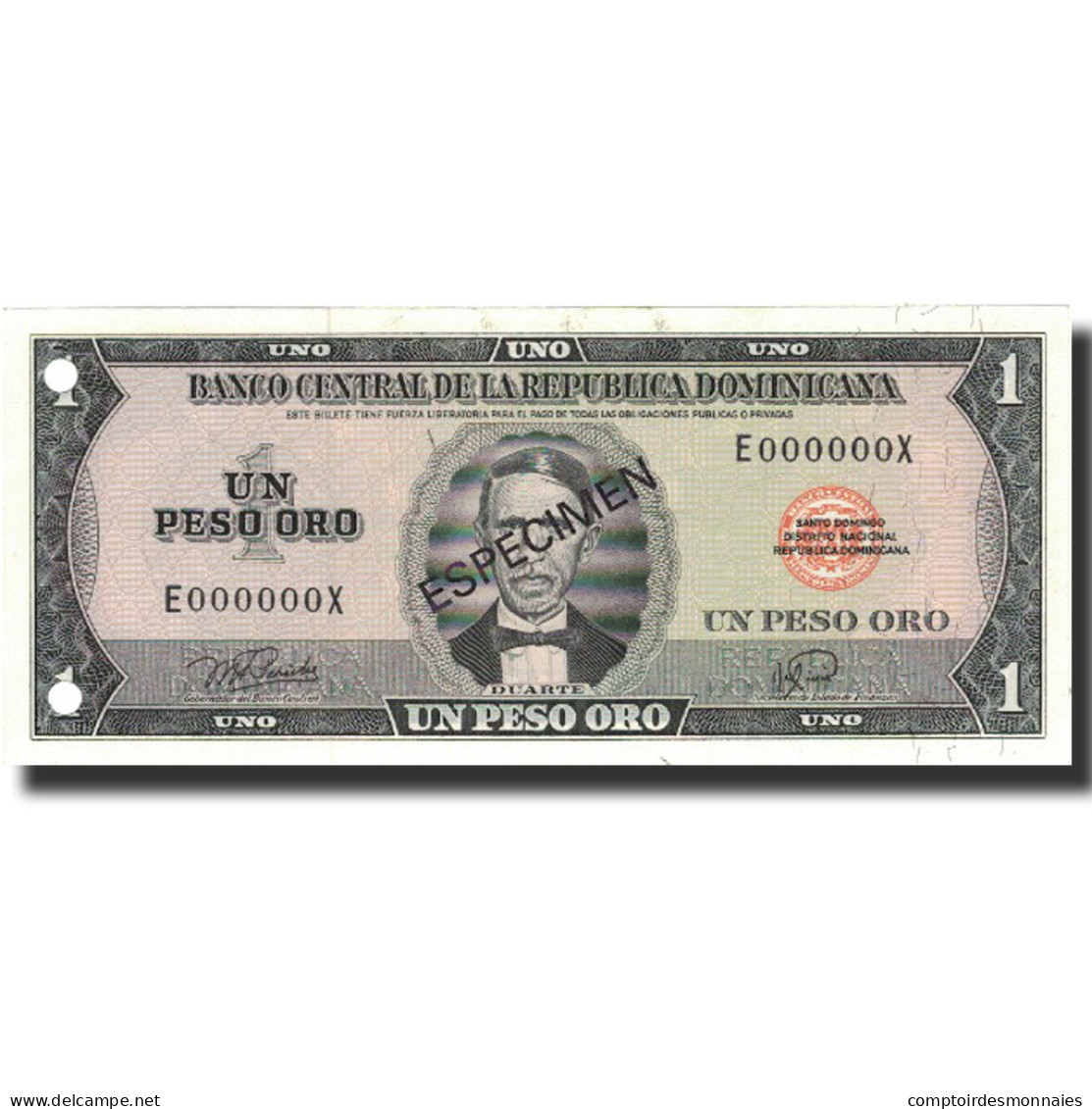 Billet, Dominican Republic, 1 Peso Oro, 1978, 1978, Specimen, KM:116s, NEUF - Repubblica Dominicana