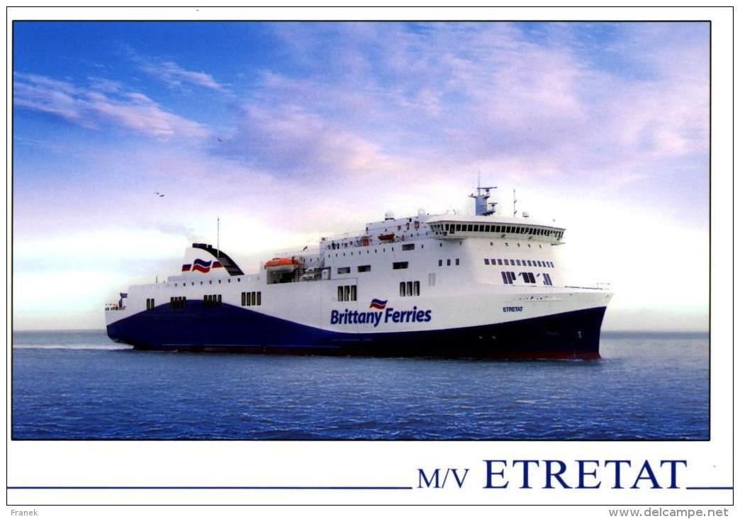 GF388 - " M/V ETRETAT " Compagnie Brittany Ferries - Ferries