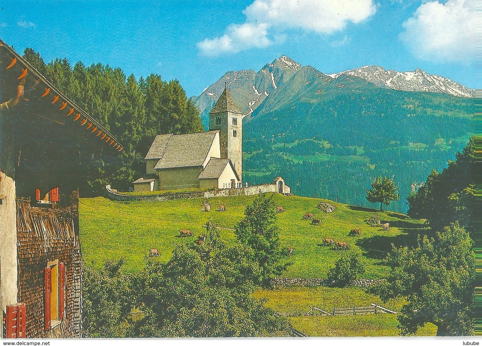 Falera - Kirche Mit Signina           Ca. 1970 - Falera