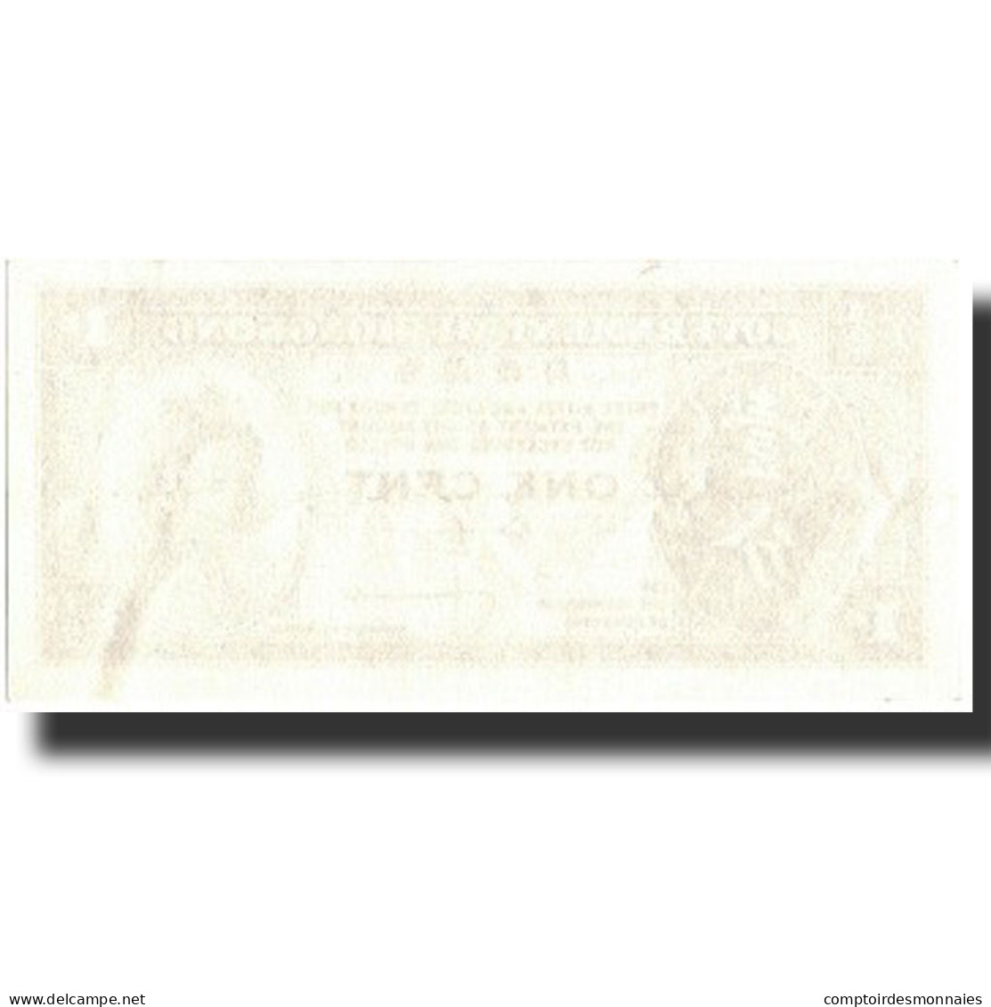 Billet, Hong Kong, 1 Cent, Undated (1961-71), KM:325a, SPL+ - Hong Kong