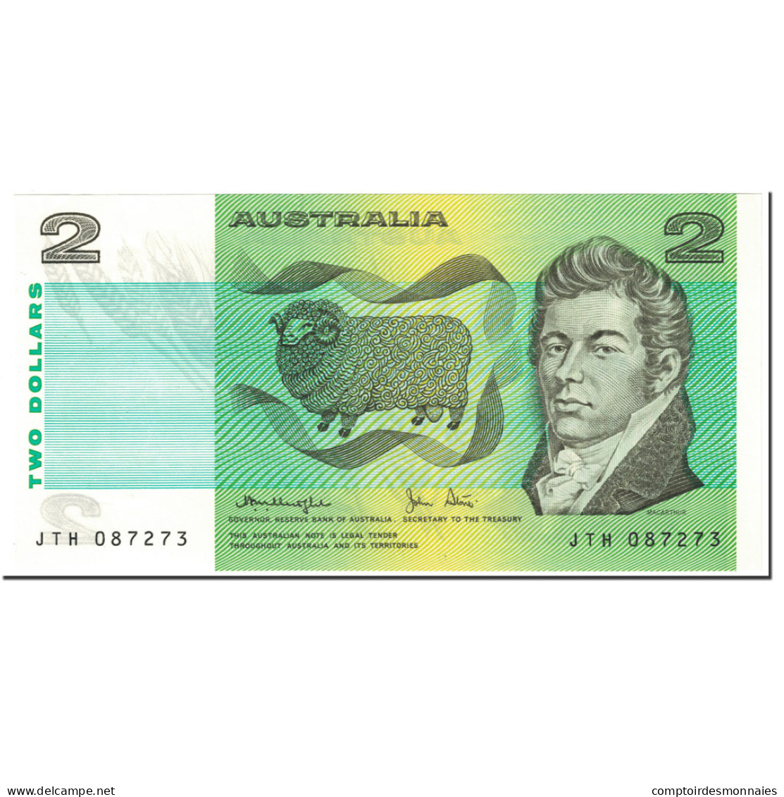 Billet, Australie, 2 Dollars, 1979, Undated (1979), KM:43c, NEUF - 1974-94 Australia Reserve Bank