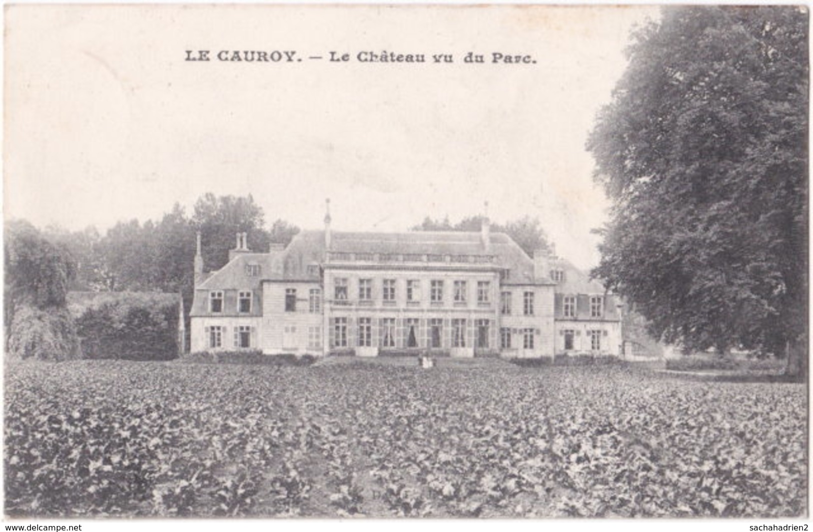 62. LE CAUROY. Le Château Vu Du Parc - Other & Unclassified