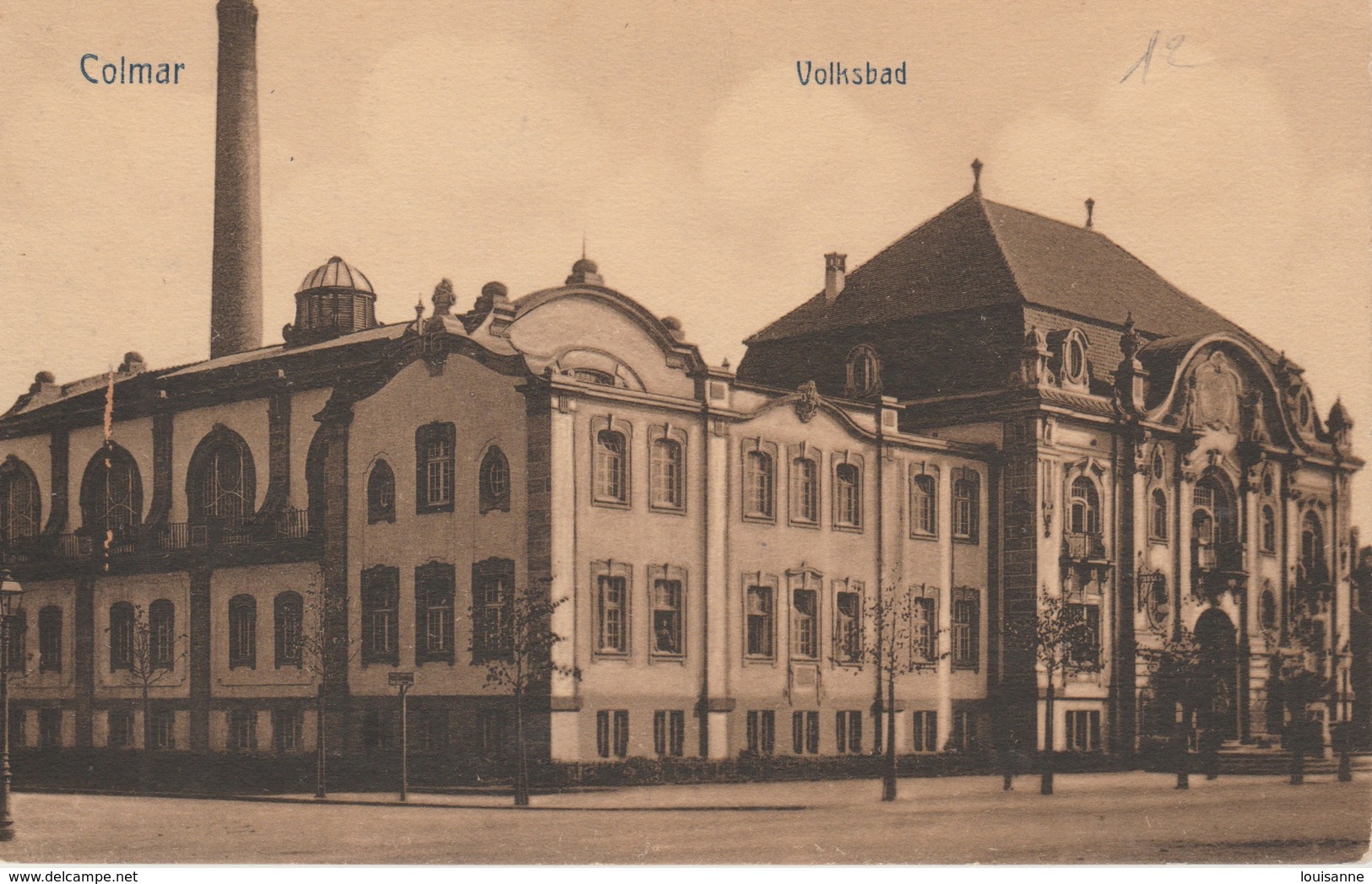 18 / 6 / 153  -  COLMAR  ( 68 )  VOLKSBAD (  BAINS  POPULAIRES ) - Colmar
