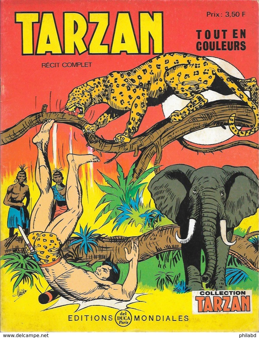 TARZAN 81 - Editions Mondiales Del DUCA Paris 1975 TB - Tarzan