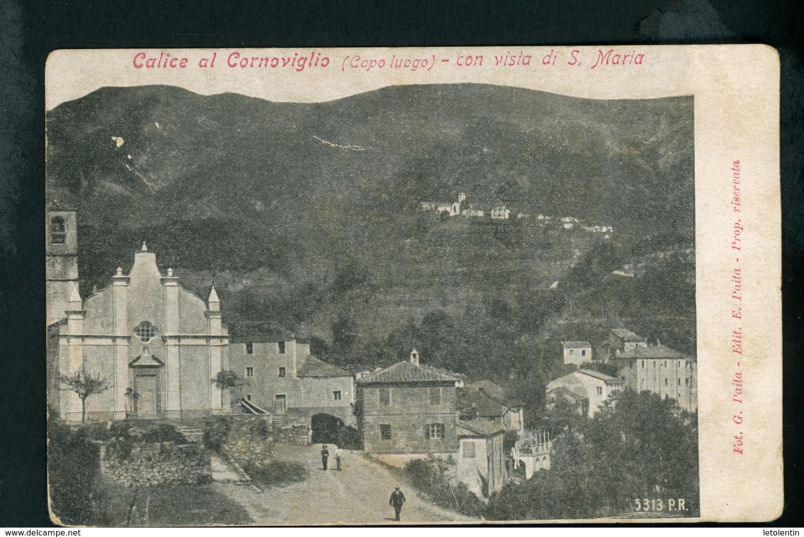 CPA - ITALIE - CALICE AL CORNOVIGLIO - CON VISTA DU S. MARIA - La Spezia