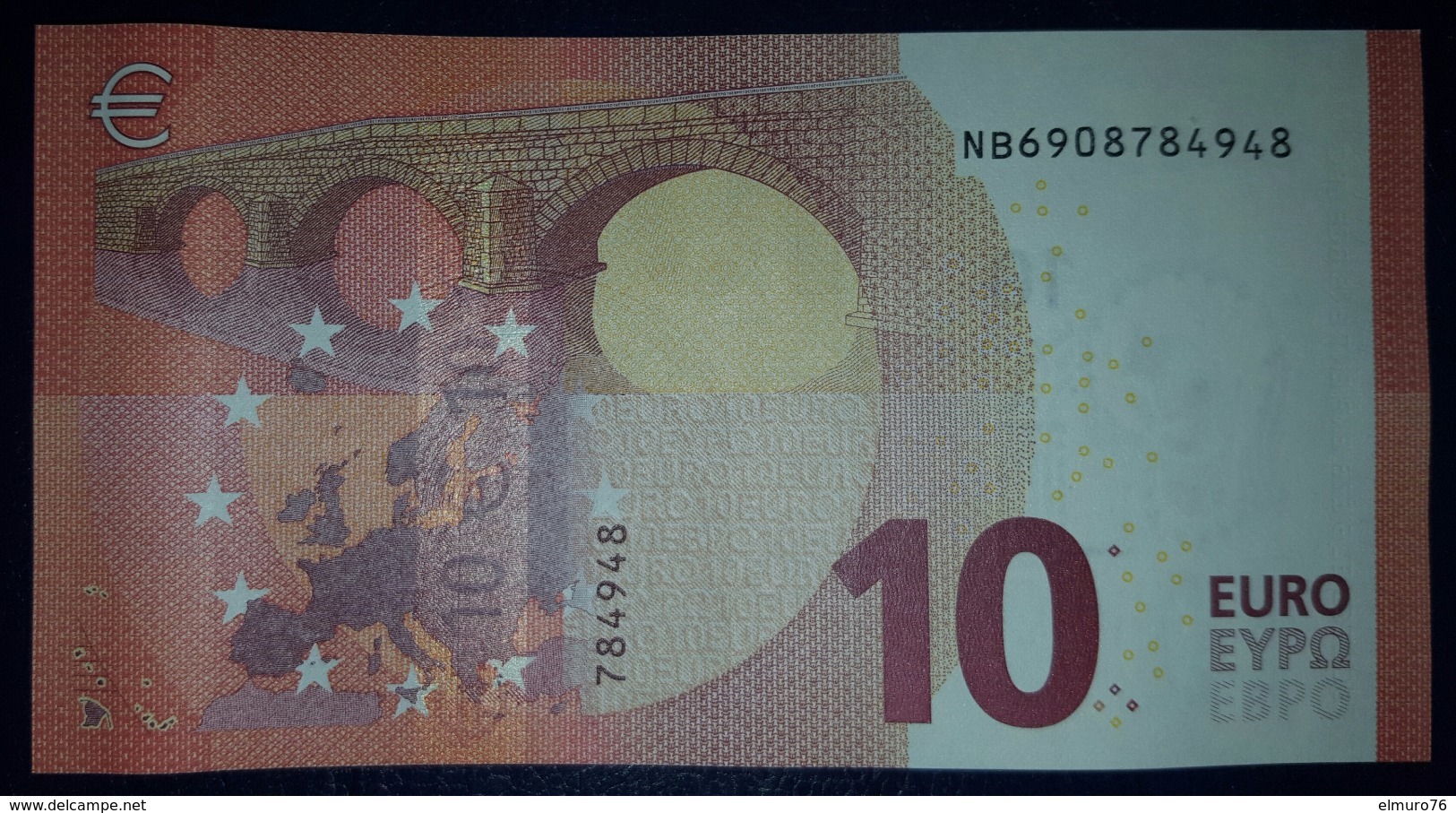 10 EURO N010I6 DRAGHI AUSTRIA SERIE NB6908 Perfect UNC - 10 Euro