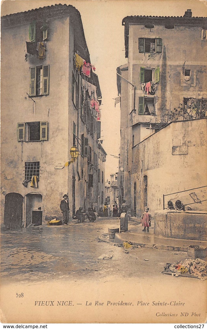 06-NICE- LA RUE PROVIDENCE, PLACE SAINTE-CLAIRE - Szenen (Vieux-Nice)