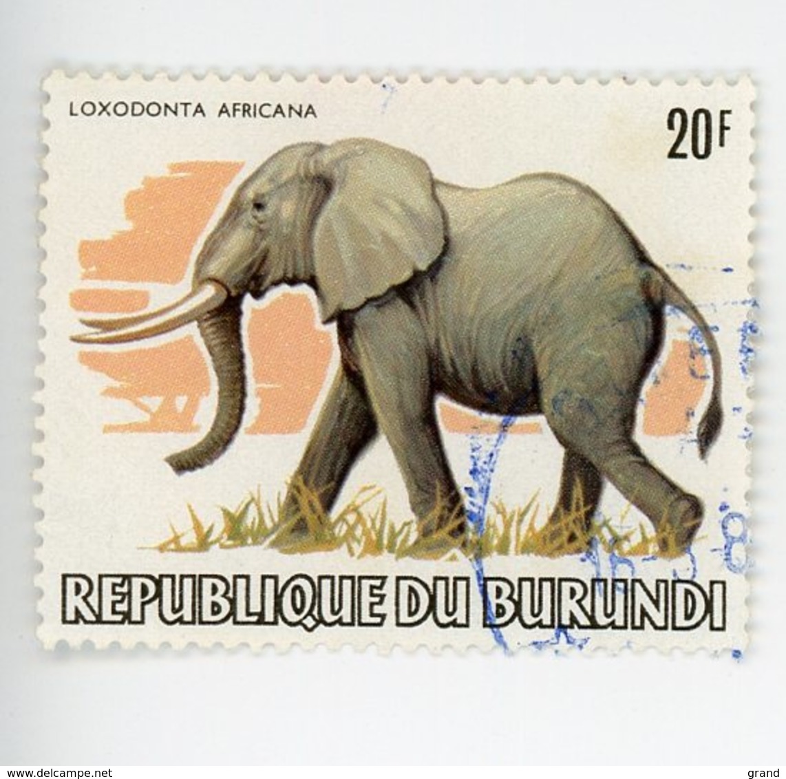 Burundi 1983-Elephant,timbre Nr 855 De La Série Oblitéré - Oblitérés