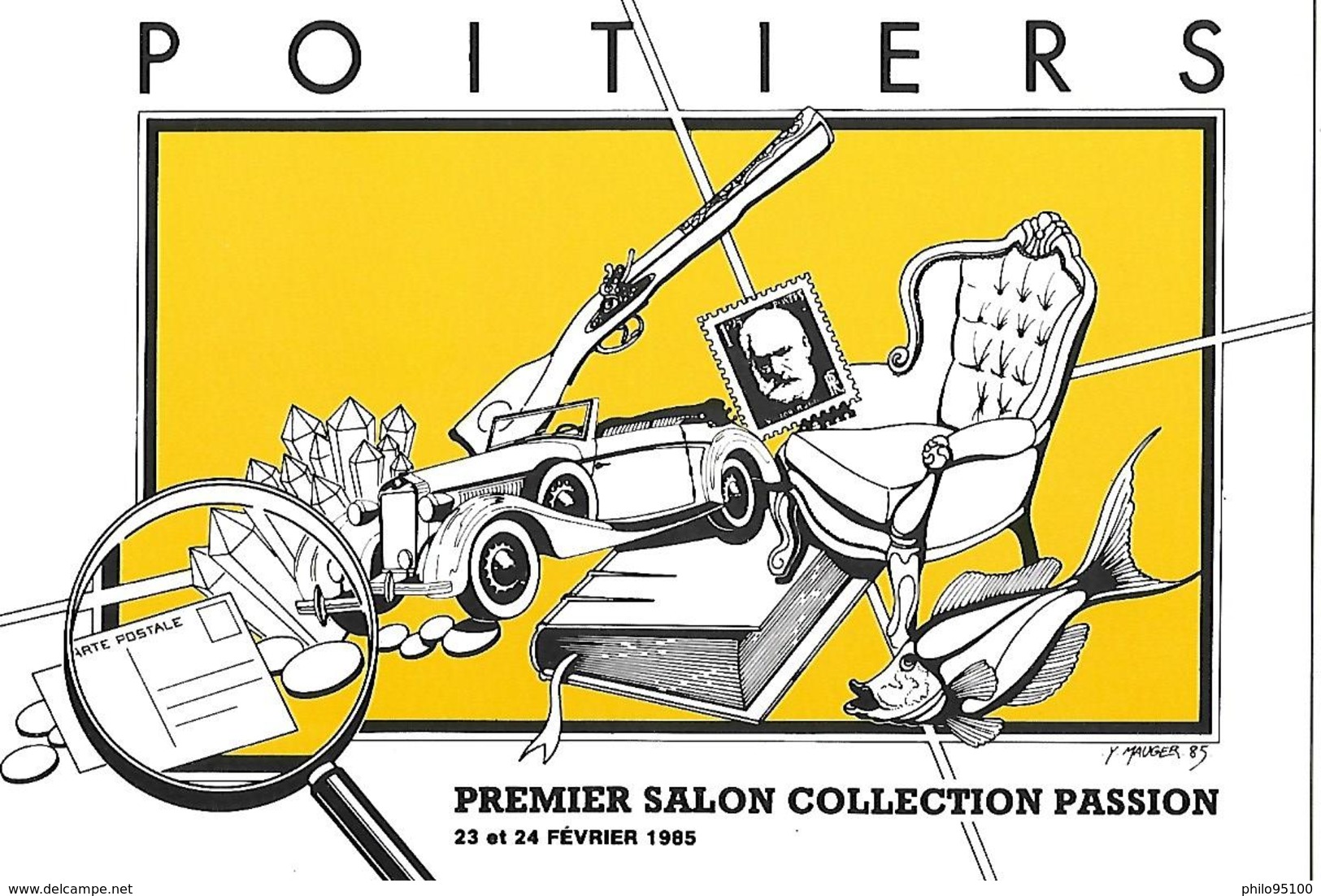 POITIERS . Premier Salon Collection Passion. 1985 - Beursen Voor Verzamellars