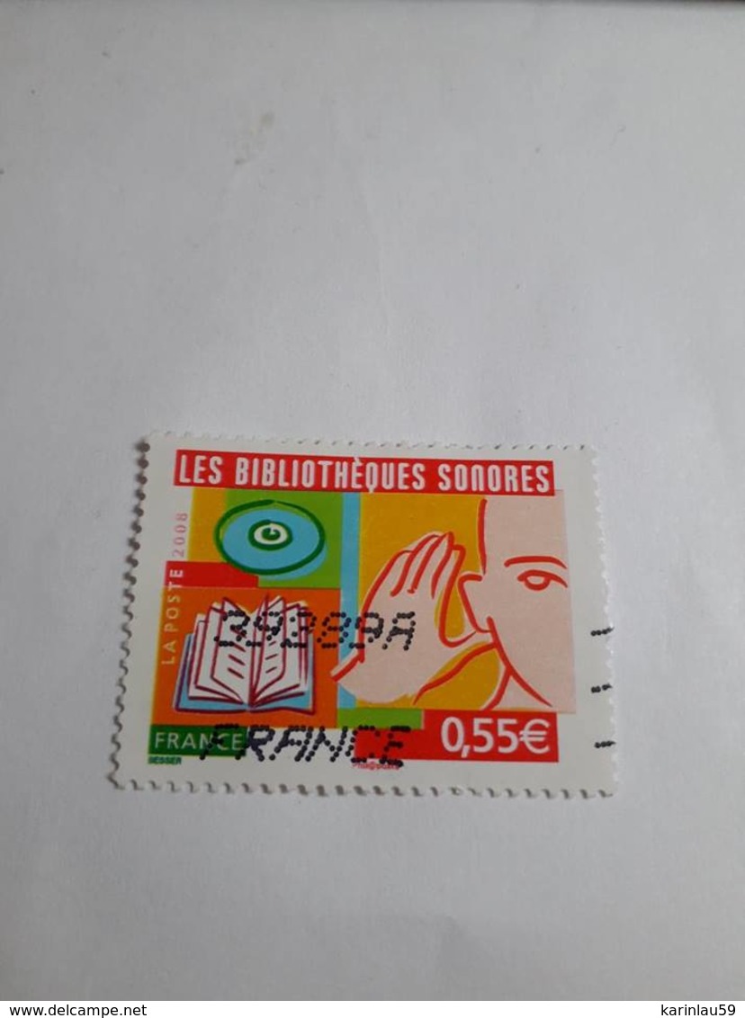 Timbre France N°4160 - 2008 - Les Bibliothèques Sonores Oblitéré - Used Stamps