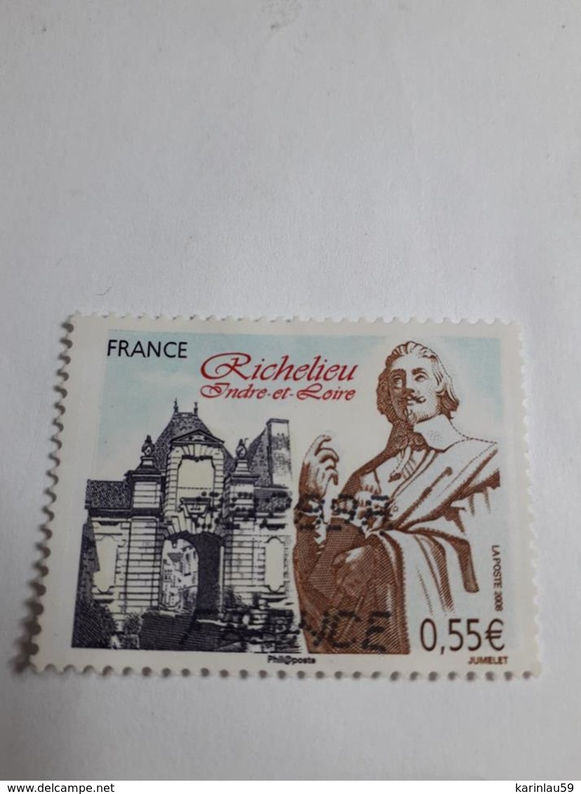 Timbre France 2008 N 4258 RICHELIEU OBLITERE - Used Stamps