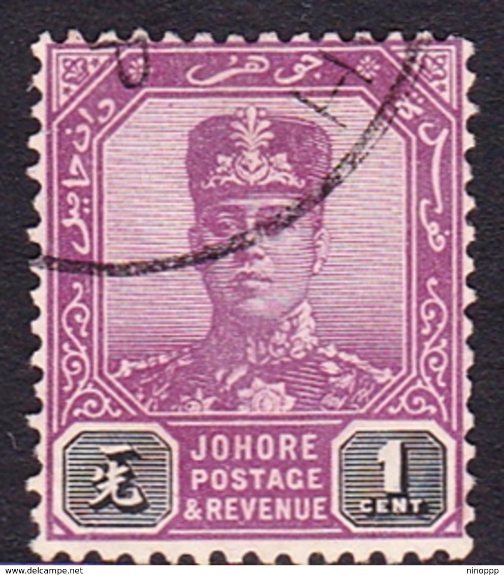 Malaysia-Johore SG 81 1904 Sultan Ibrahim, 1c, Used - Johore