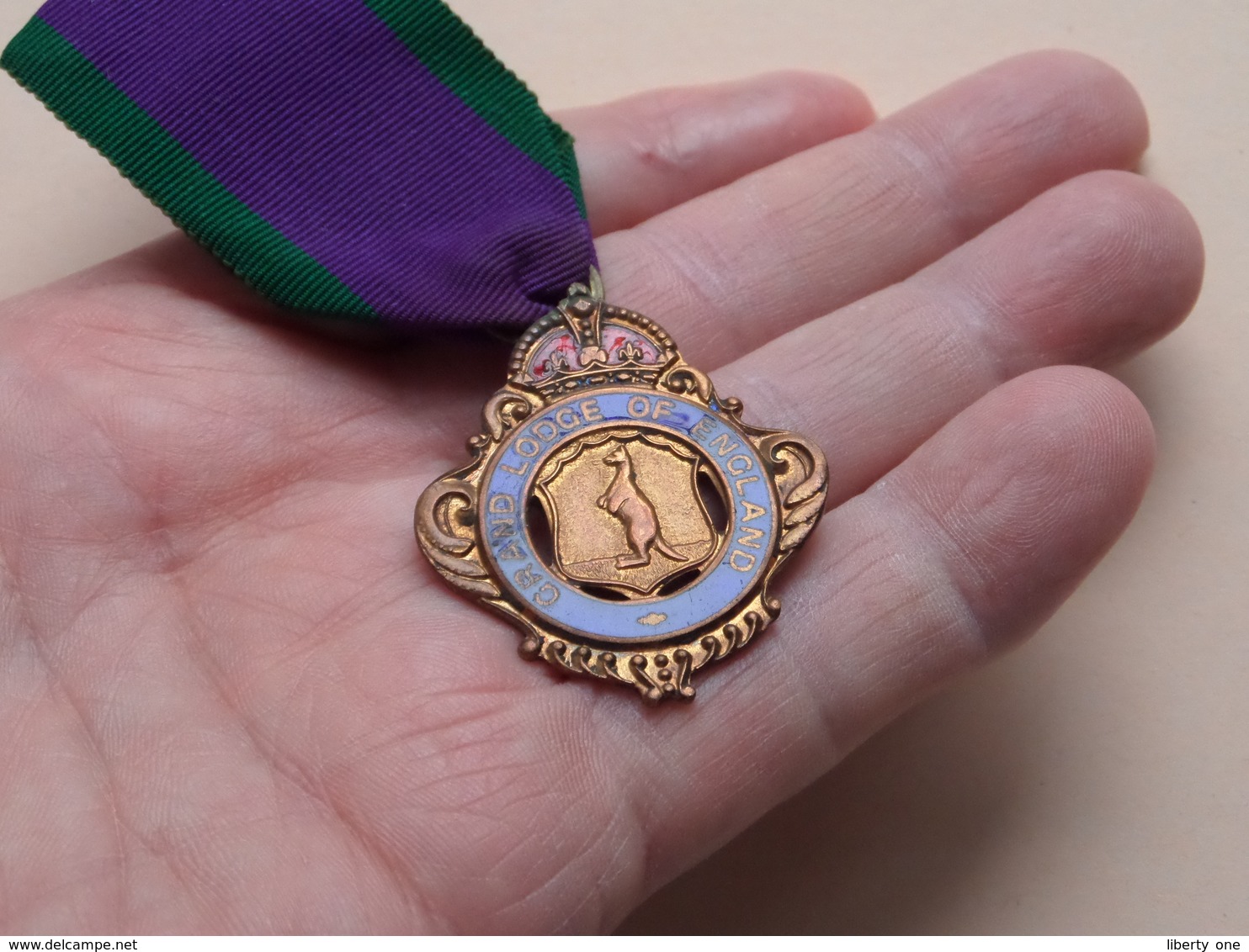 GRAND LODGE Of ENGLAND ( Initiated 18-9-83 Sir JOHN SHORT Lodge N° 2975 ) MASONIC ( 12.1 Gr. - See Photo) Medal ! - Sonstige & Ohne Zuordnung