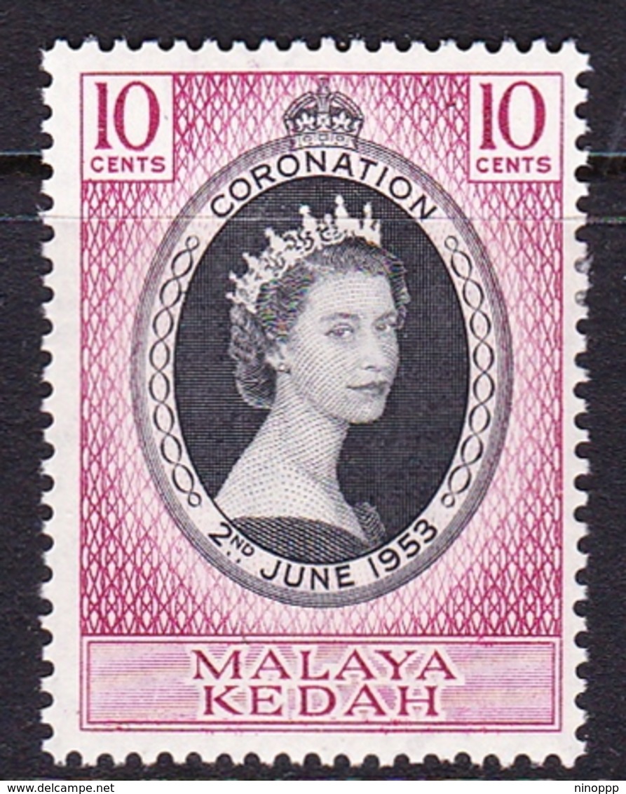 Malaysia-Kedah SG 91 1953 Coronation, Mint Never Hinged - Kedah