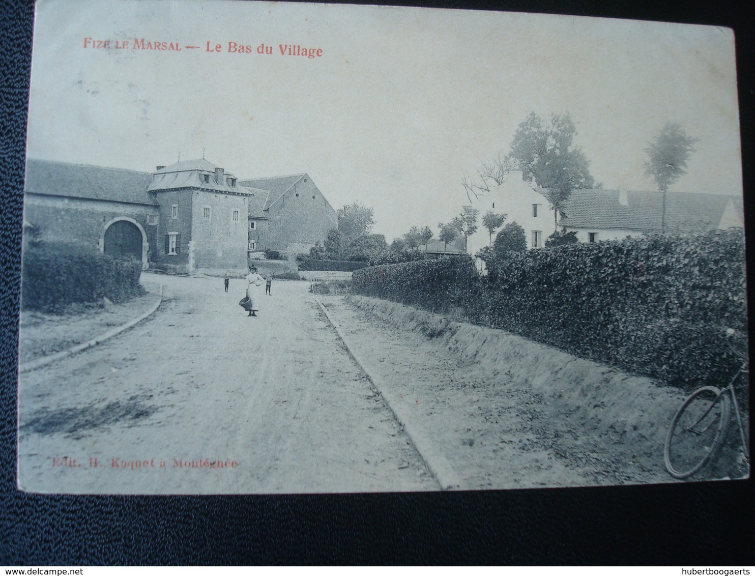 FIZE DE MARSAL: Le Bas Du Village En 1922 - Crisnée