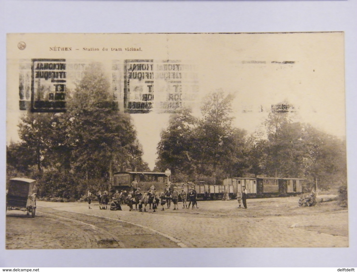 Rare - NETHEN ( GREZ DOICEAU ) Station TRAM ( Avec Tram Tramway Vicinal ) - Grez-Doiceau