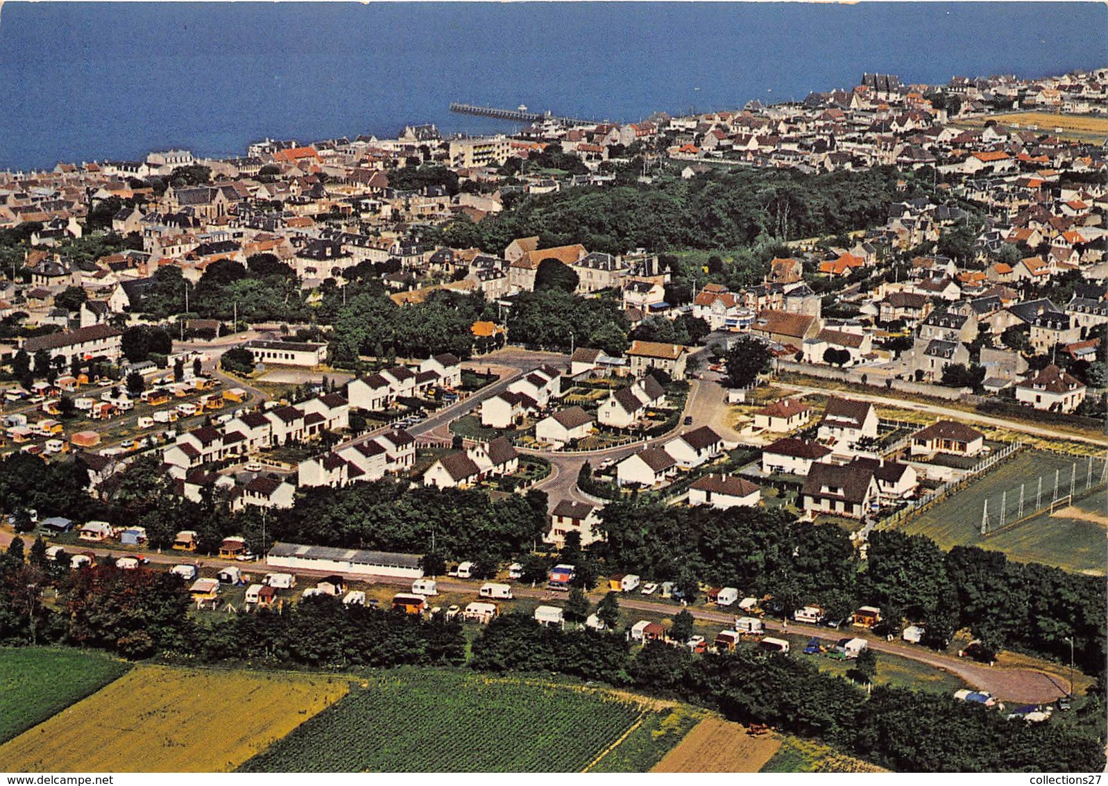 14-LUC-SUR-MER-  VUE GENERALE AU 1er PLAN LE CARAVANING - Luc Sur Mer