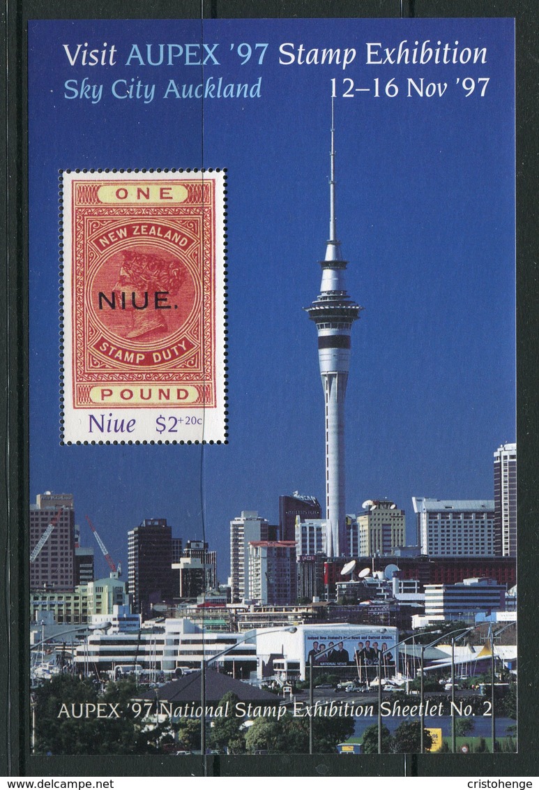 Niue 1997 Aupex '97 Stamp Exhibitionj, Auckland MS MNH (SG MS830) - Niue