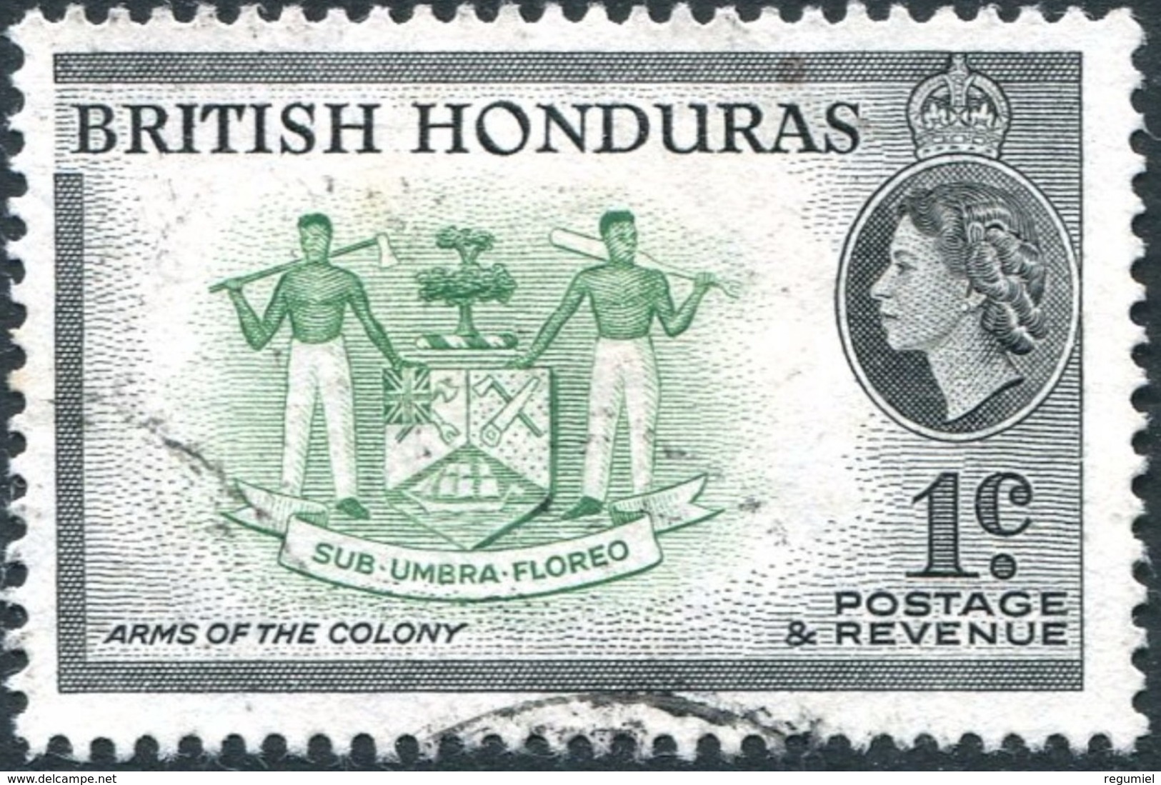 Honduras Britanica U 147 (o) Usado. 1953 - British Honduras (...-1970)