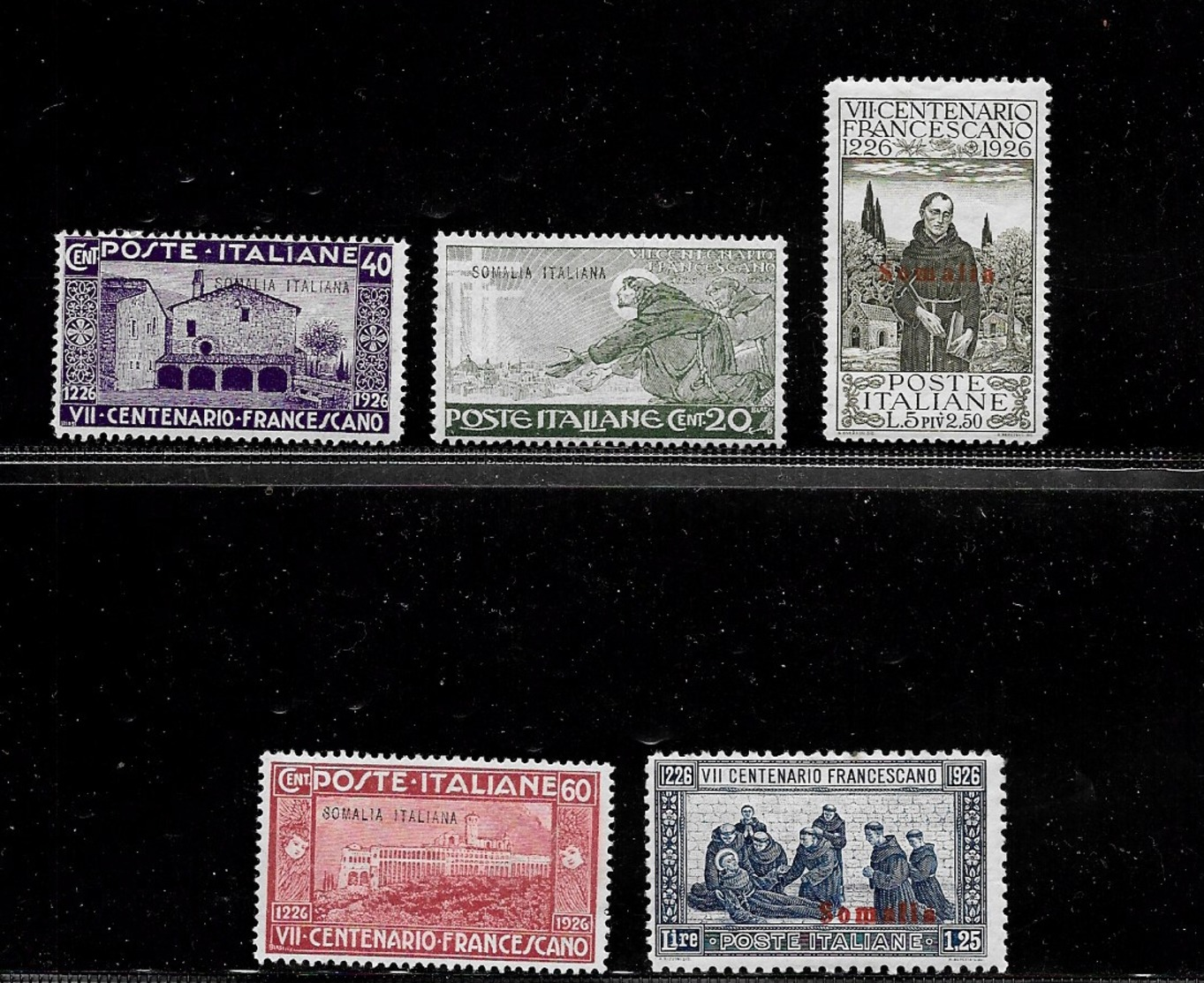 Colonie Italiane - Somalia 1926 San Francesco - Somalia