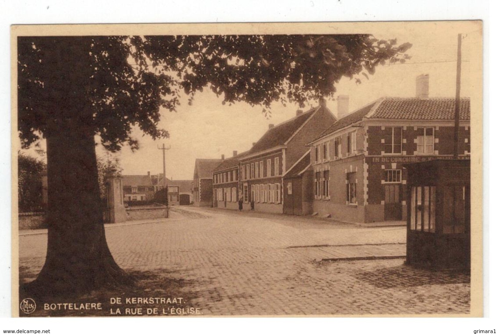 BOTTELARE - BOTTELAERE De Kerkstraat La Rue De L'Eglise - Merelbeke