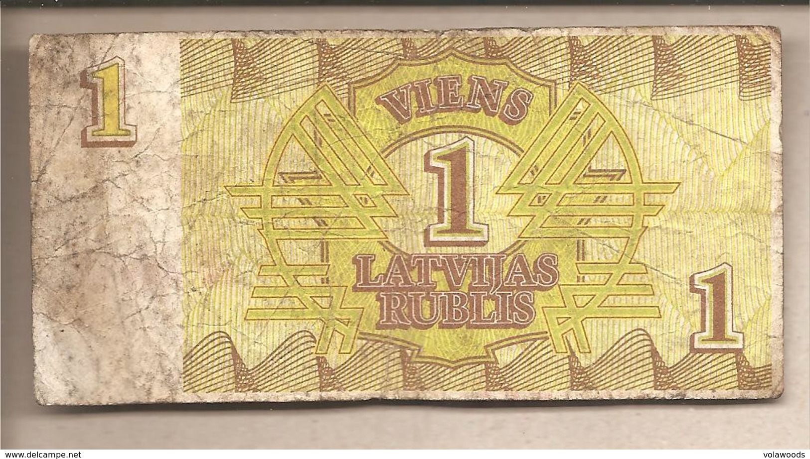 Lettonia - Banconota Circolata Da 1 Rublo P-35 - 1992 - Letland