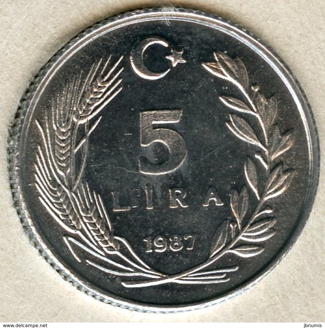 Turquie Turkey 5 Lira 1987 UNC KM 963 - Turquia