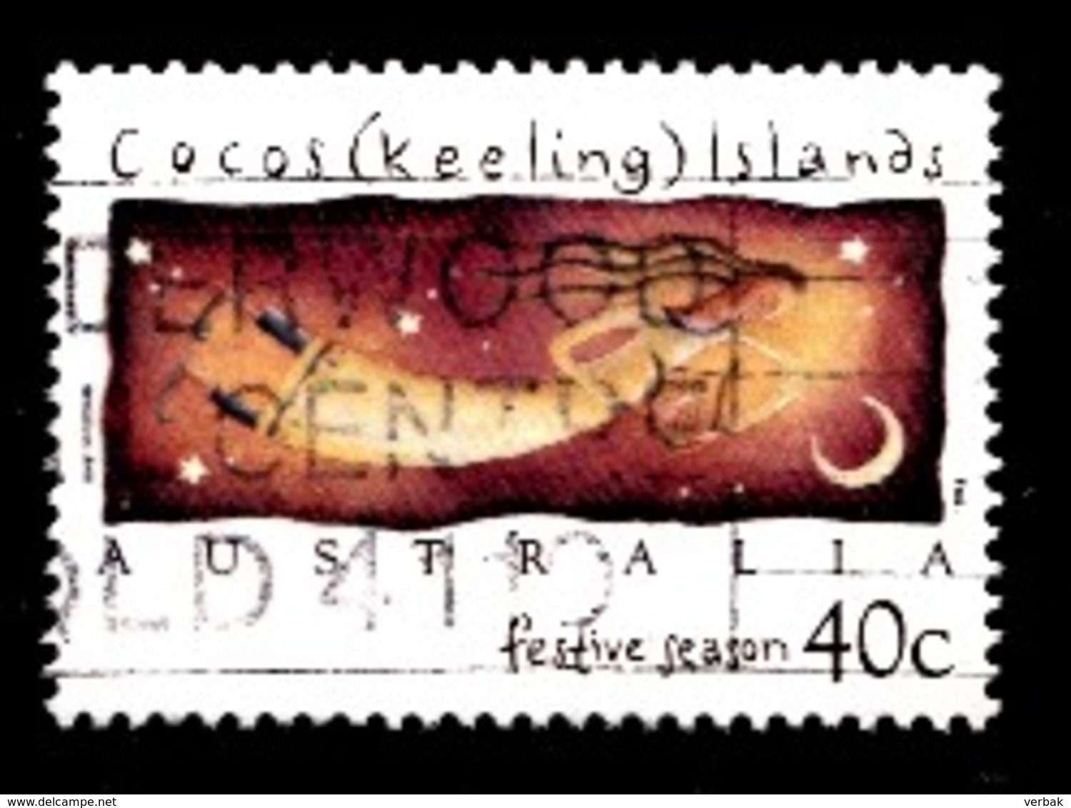 COCOS-ISLANDS 1994 Mi.nr.329  Weihnachten  OBLITÉRÉS / USED / GESTEMPELD - Cocos (Keeling) Islands