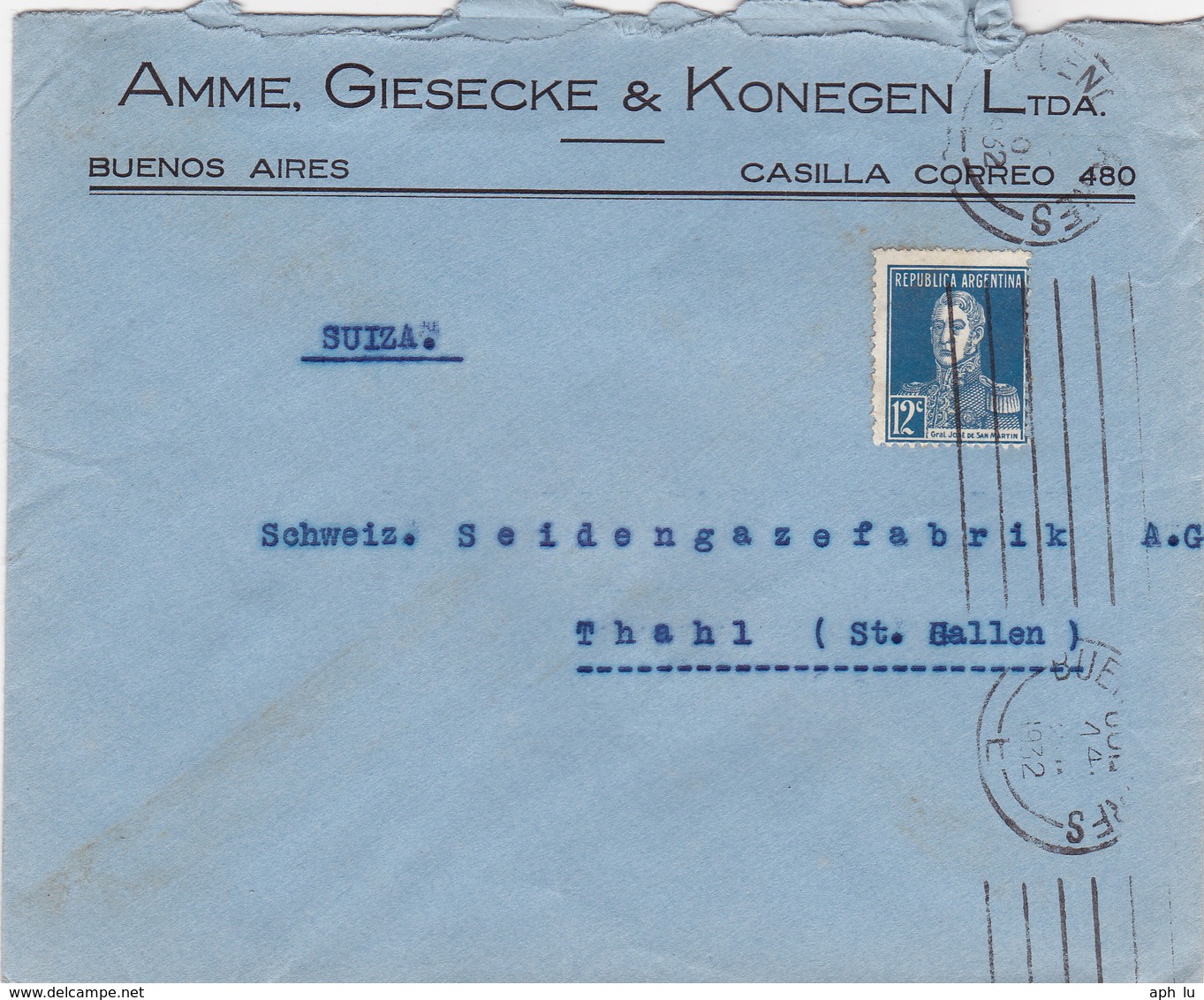 Brief In Die Schweiz (br4564) - Briefe U. Dokumente