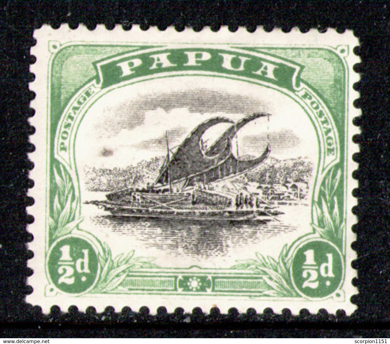 PAPUA NEW GUINEA 1907 - Perf. 11:11 - From Set MH* - Papua New Guinea