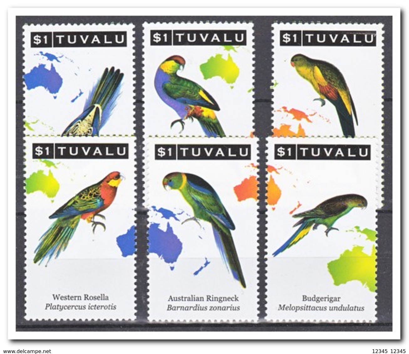 Tuvalu 2011, Postfris MNH, Birds - Tuvalu