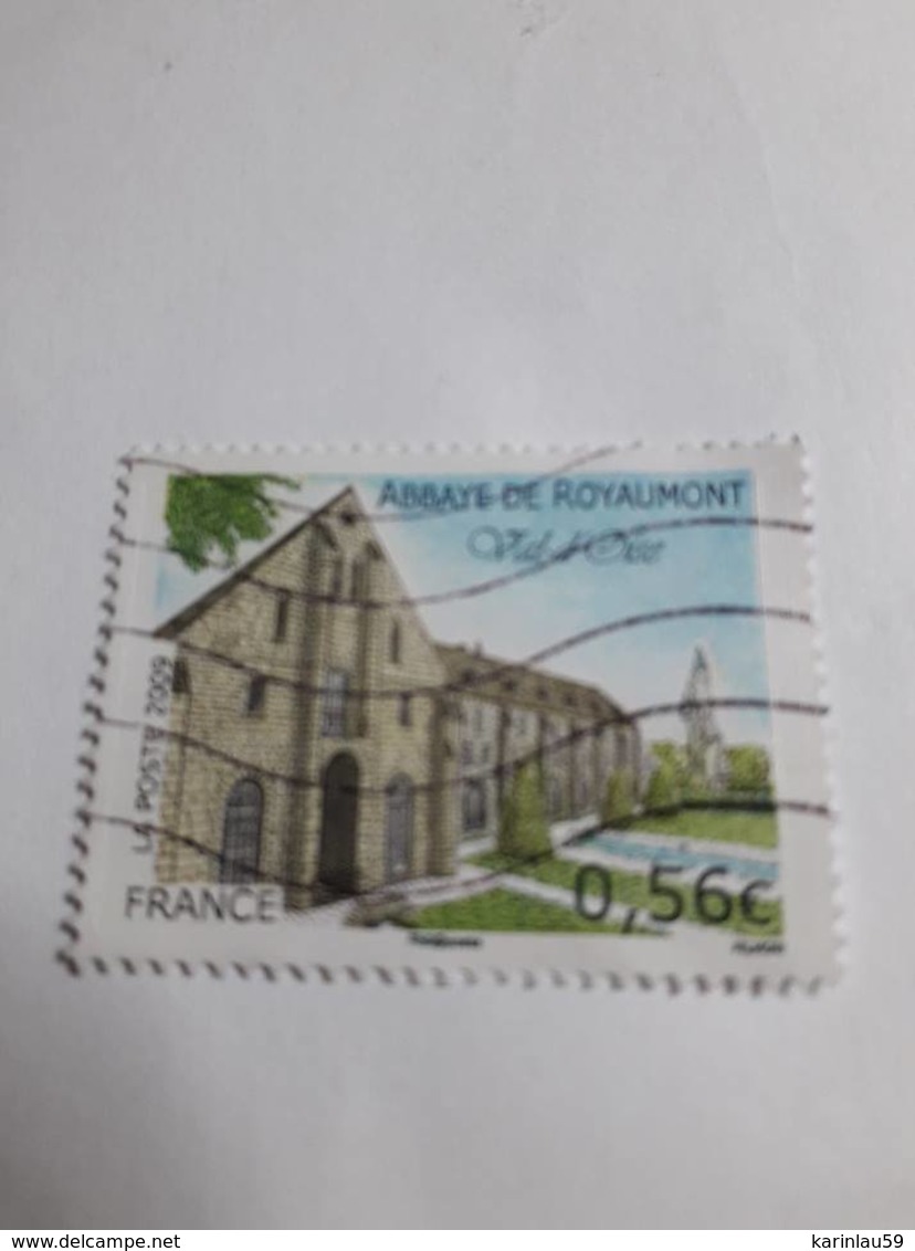 Timbre France  2009 ABBAYE DE ROYAUMONT YT 4392 Oblitéré - Used Stamps