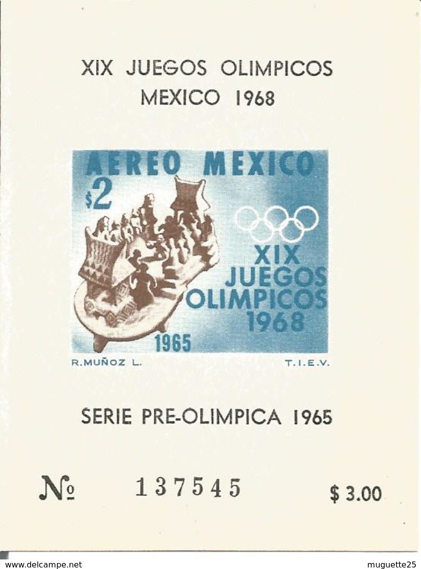 Jeux Olympiques > Ete 1968: Mexico Lot De 7 Blocs Feuillets - Summer 1968: Mexico City