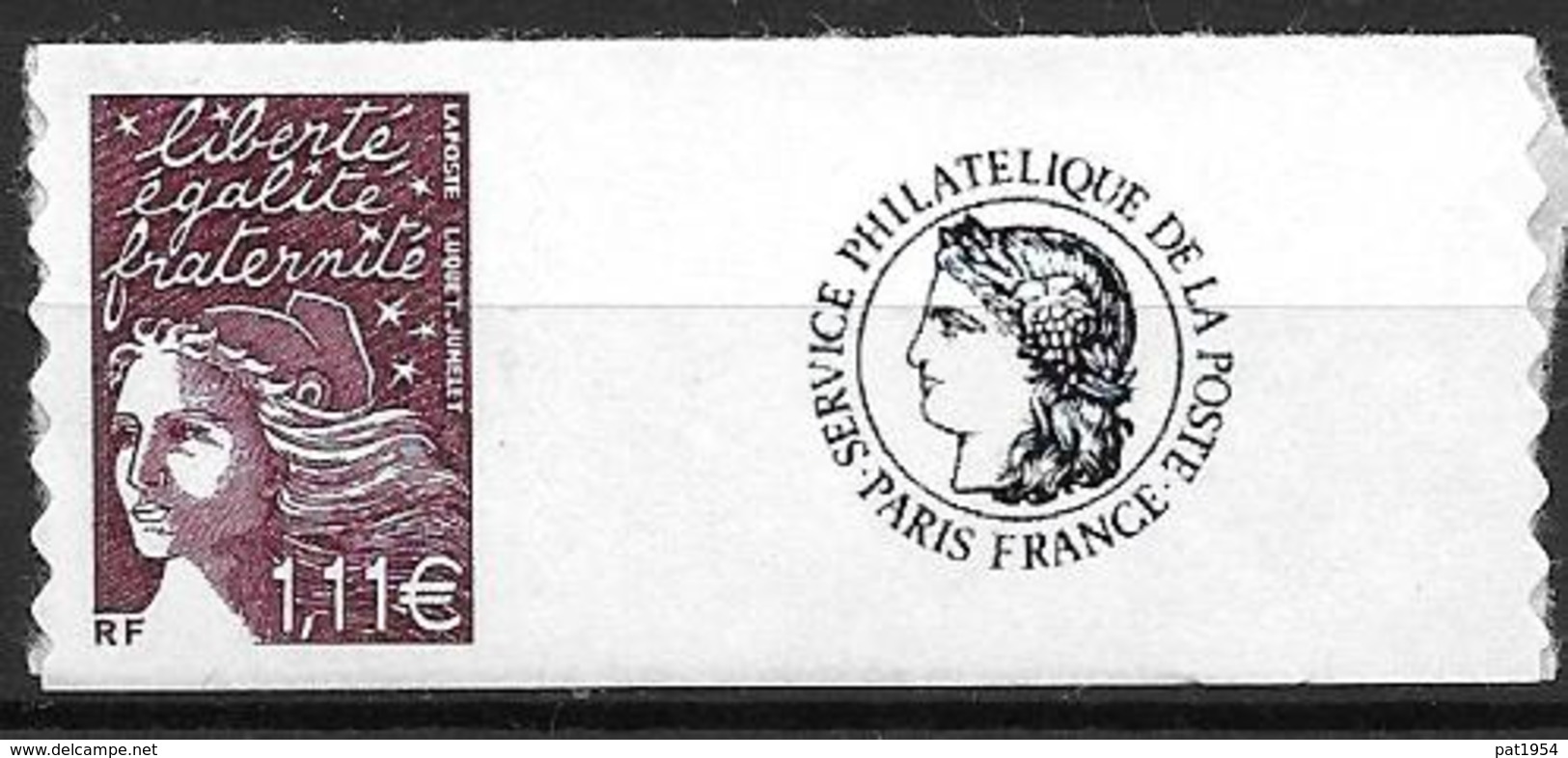 France 2004 Timbre Adhésif Neuf** Avec Vignette N° 3729C Cote 8 Euros - Autres & Non Classés