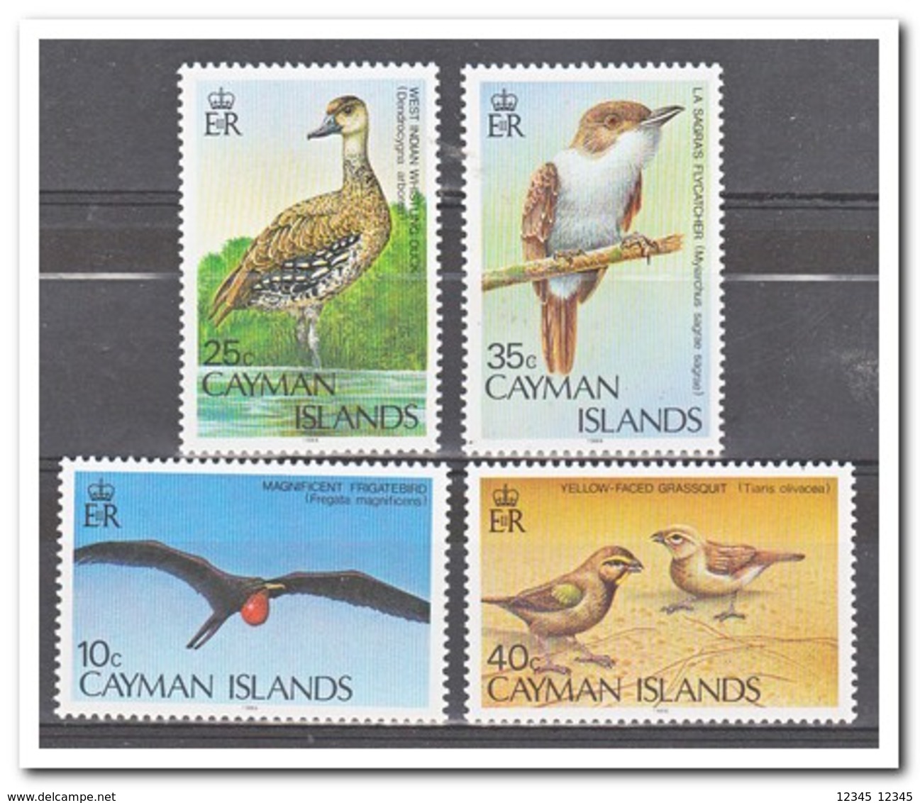 Kaaiman Eilanden 1986, Postfris MNH, Birds - Kaaiman Eilanden