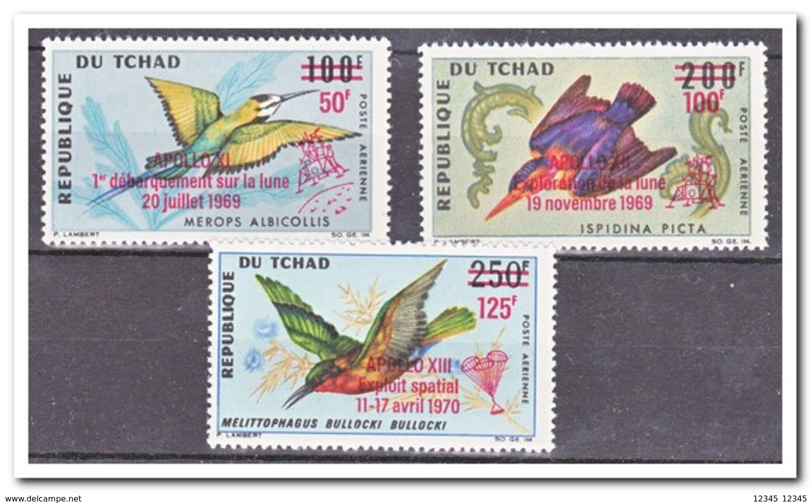 Tsjaad 1970, Postfris MNH, Birds - Tsjaad (1960-...)