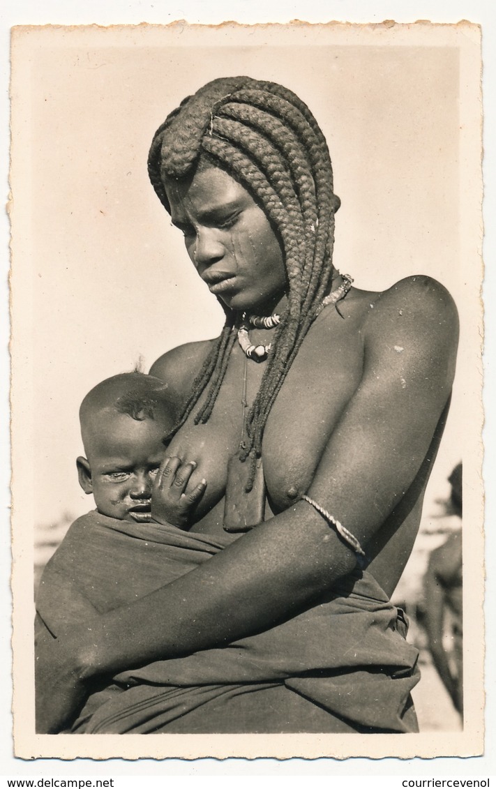 CPSM - Afrique Noire - TCHAD - Type De Femme De Fort Lamy (L'enfant Est Aveugle) - Chad