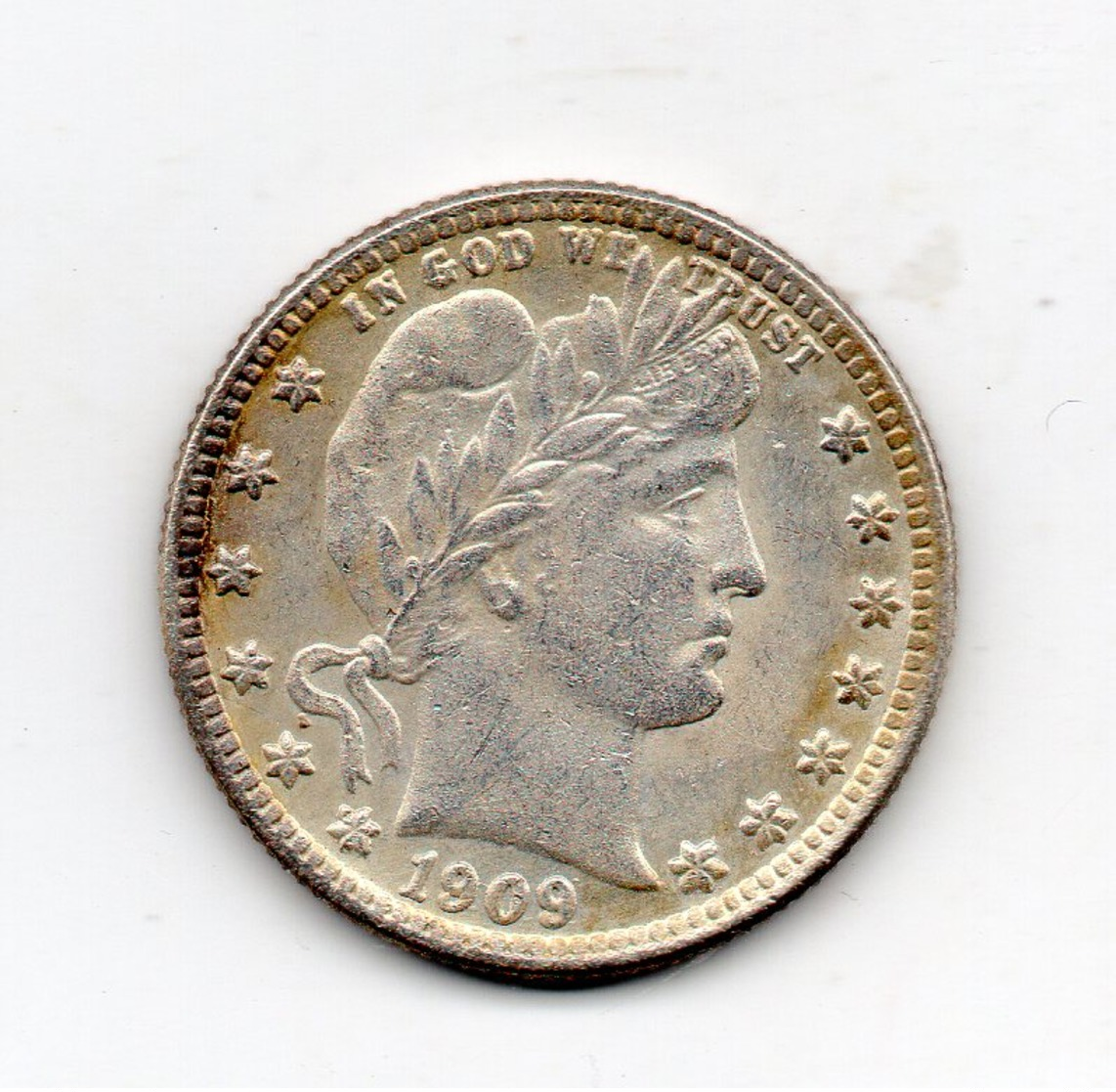 USA : Quarter Dollar 1909 - 1892-1916: Barber