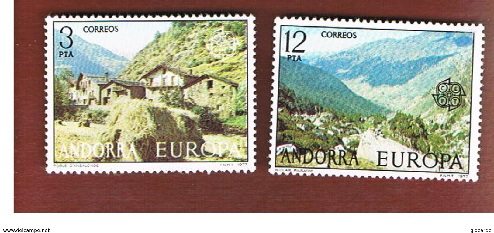 ANDORRA SPAGNOLA (SPANISH ANDORRA)  - 1977 EUROPA     -     MINT** - 1977