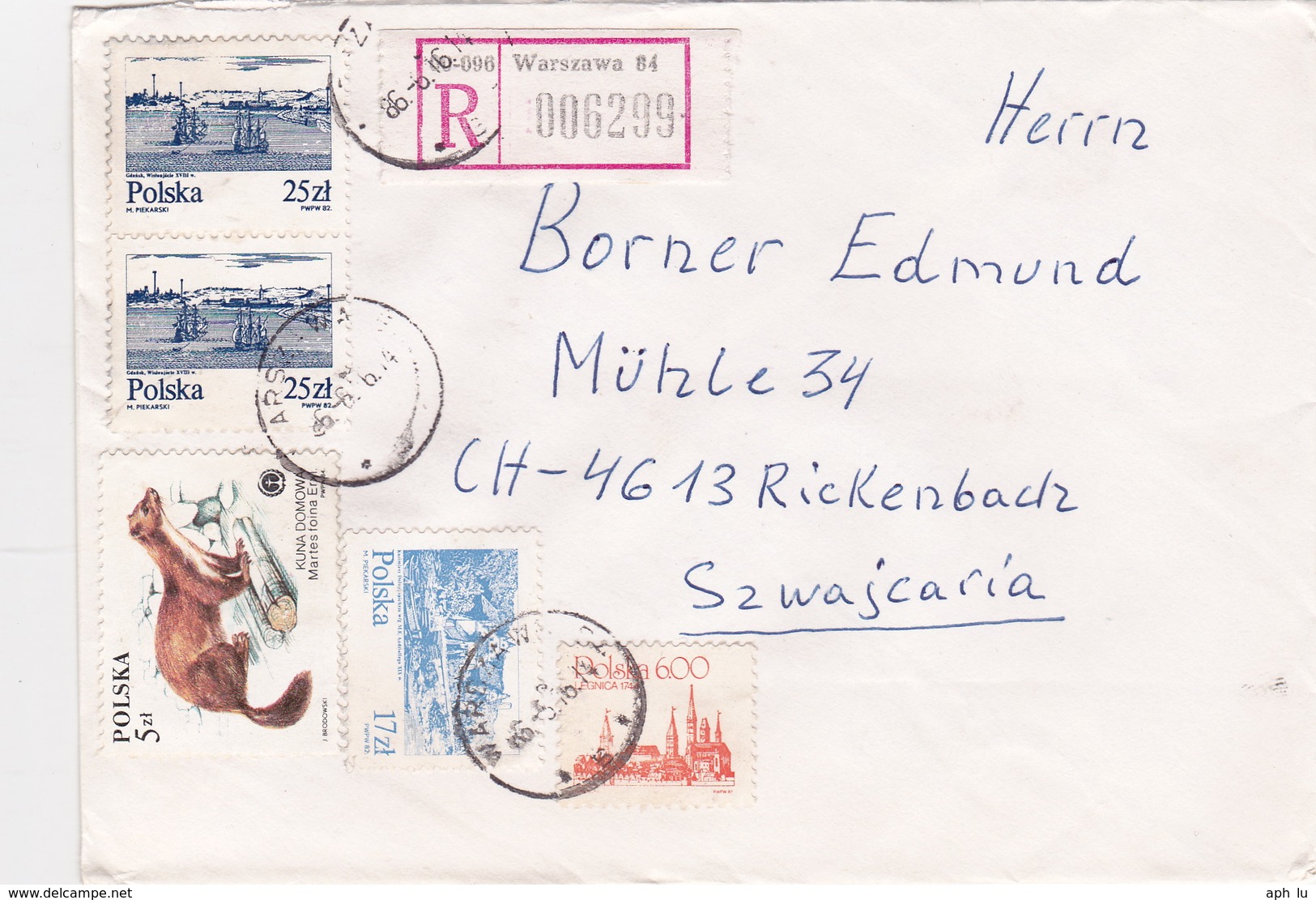 Brief In Die Schweiz (br4602) - Briefe U. Dokumente