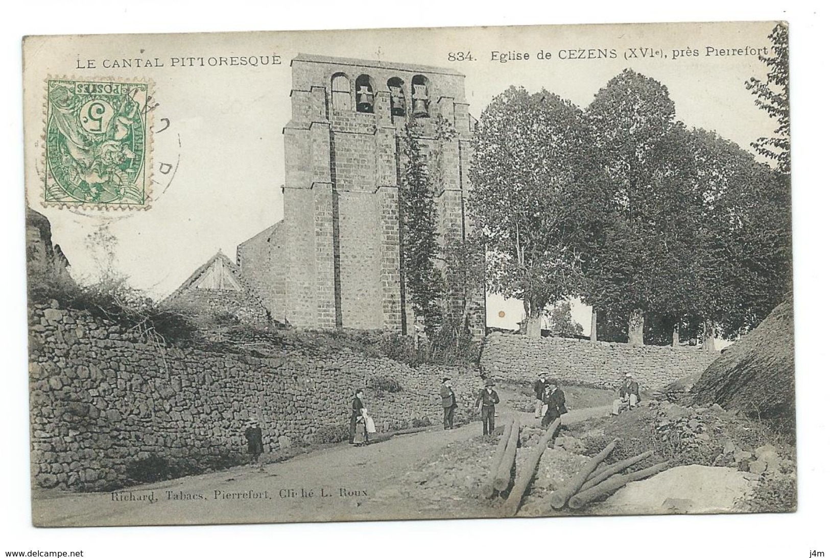 15/ CANTAL...Eglise De CEZENS ( XVIe ), Près Pierrefort... ANIMEE - Other & Unclassified