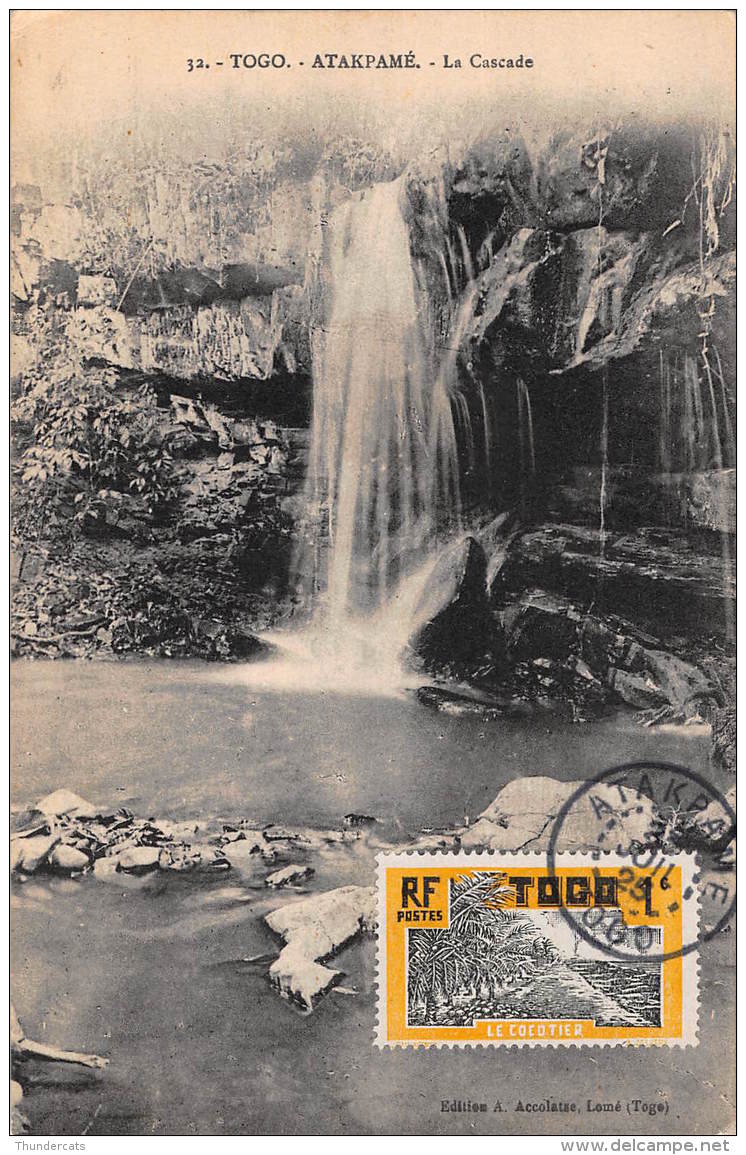 CPA TOGO ATAKPAME LA CASCADE - Togo