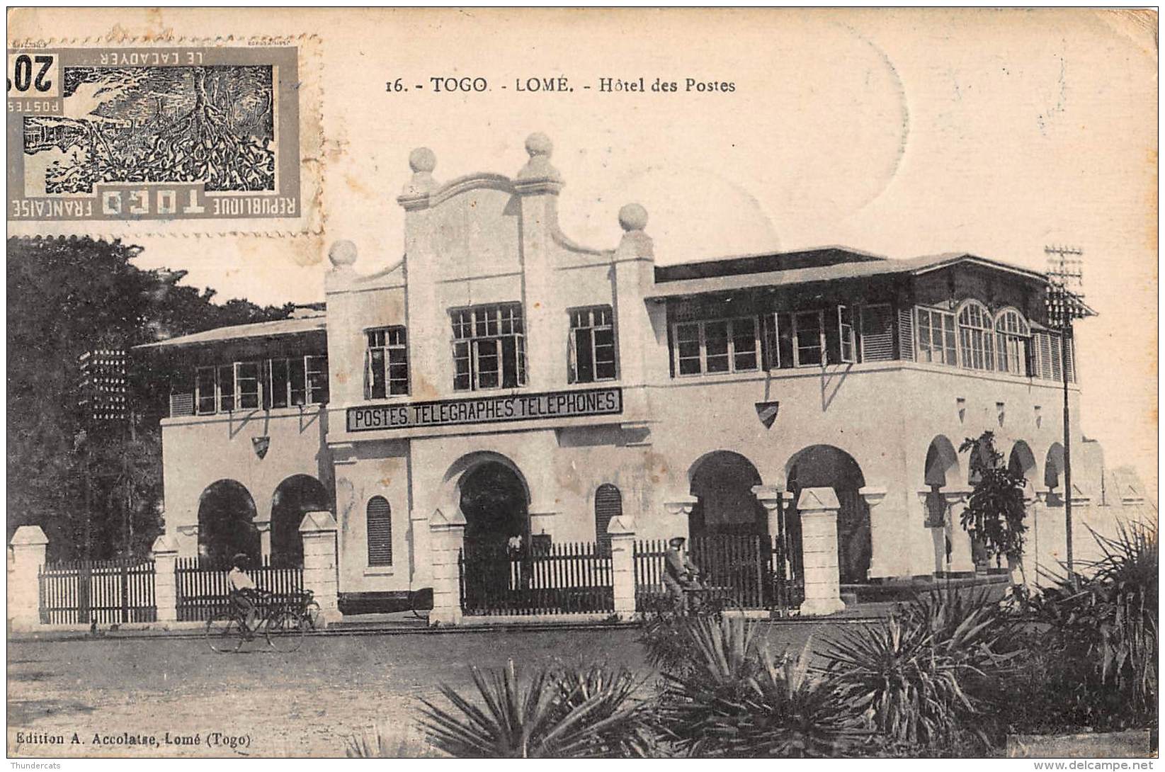 CPA TOGO LOME HOTEL DES POSTES - Togo