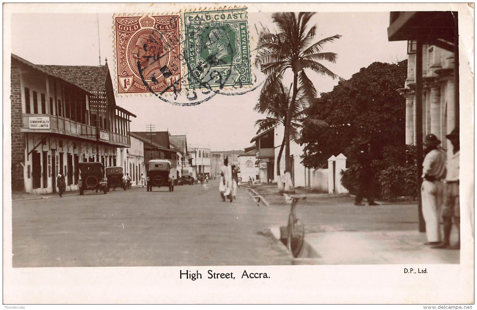 CPA GOLD COAST GHANA ACCRA GOLD COAST PHOTO HIGH STREET - Ghana - Gold Coast