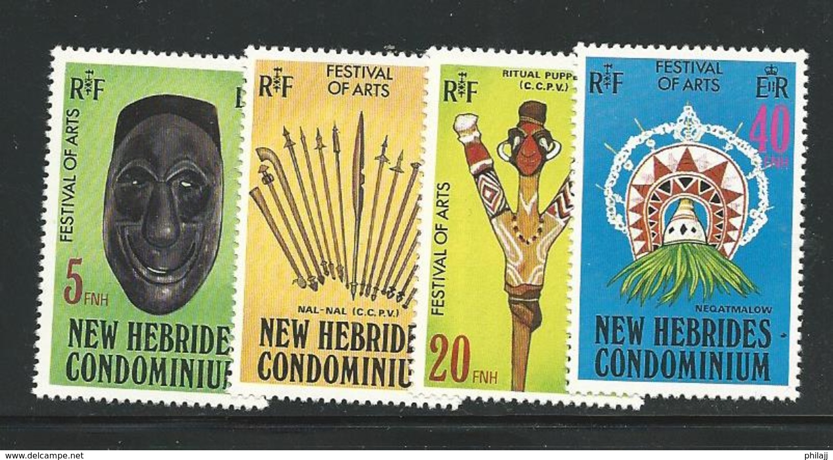 Nelle Hébrides-1979- N°563-566 (légende Anglaise) Festival Des Arts Du 10 Au 17 Nov 1979- Neufs** - Unused Stamps