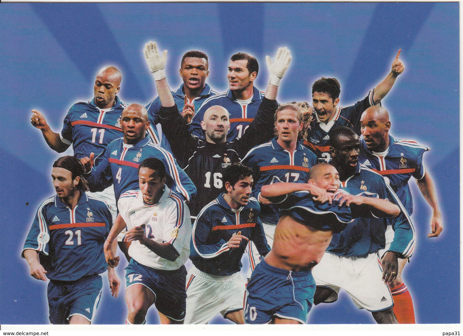 L'Equipe De FRANCE En 1998 - Fútbol