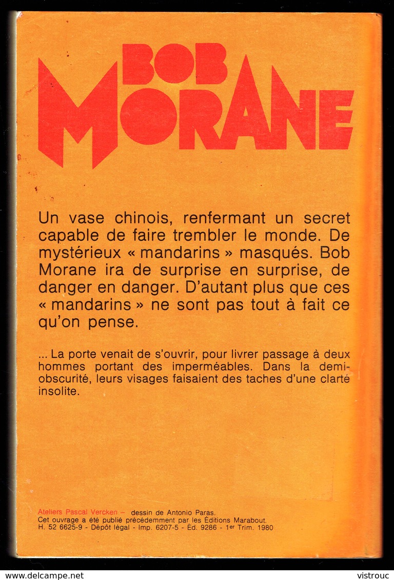 " BOB MORANE: Les Masques De Soie " De Henri VERNES - N° 25 - Librairie Des Champs Elysées - Paris - 1978. - Belgische Schrijvers