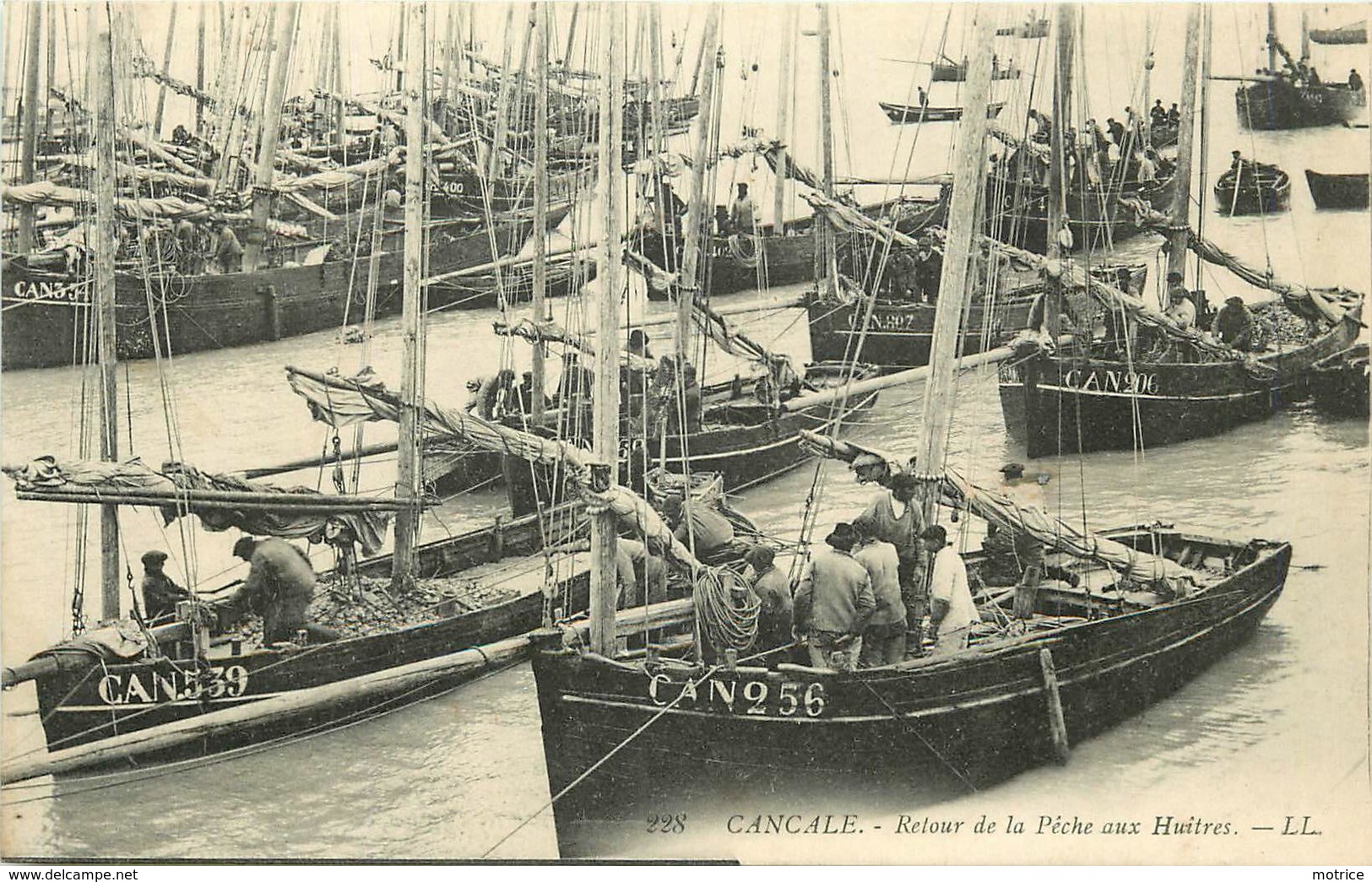 CANCALE - Retour De La Pêche Aux Huîtres. - Pêche